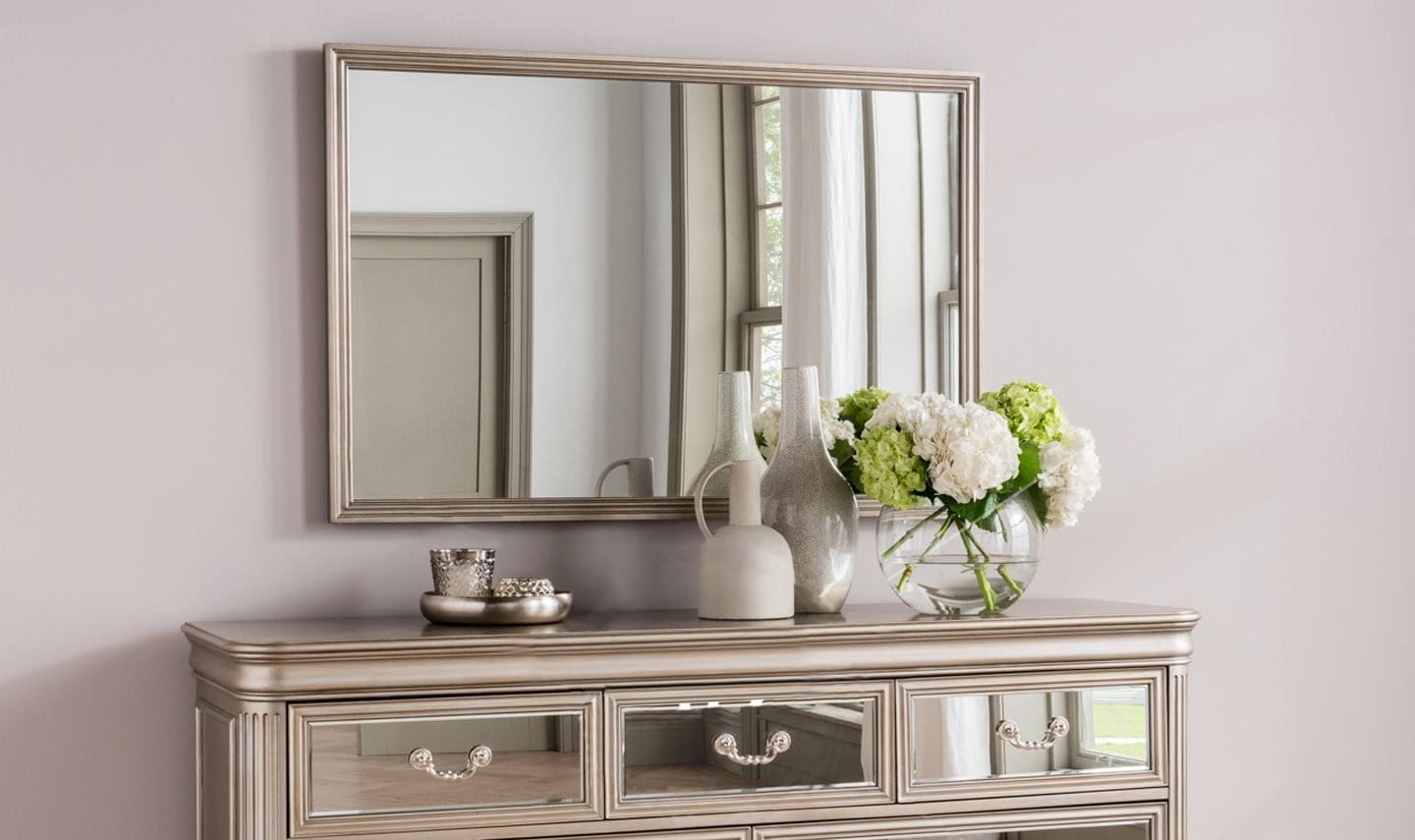Jessica Mirror Large - Taupe | Buy Online | Beds.ie