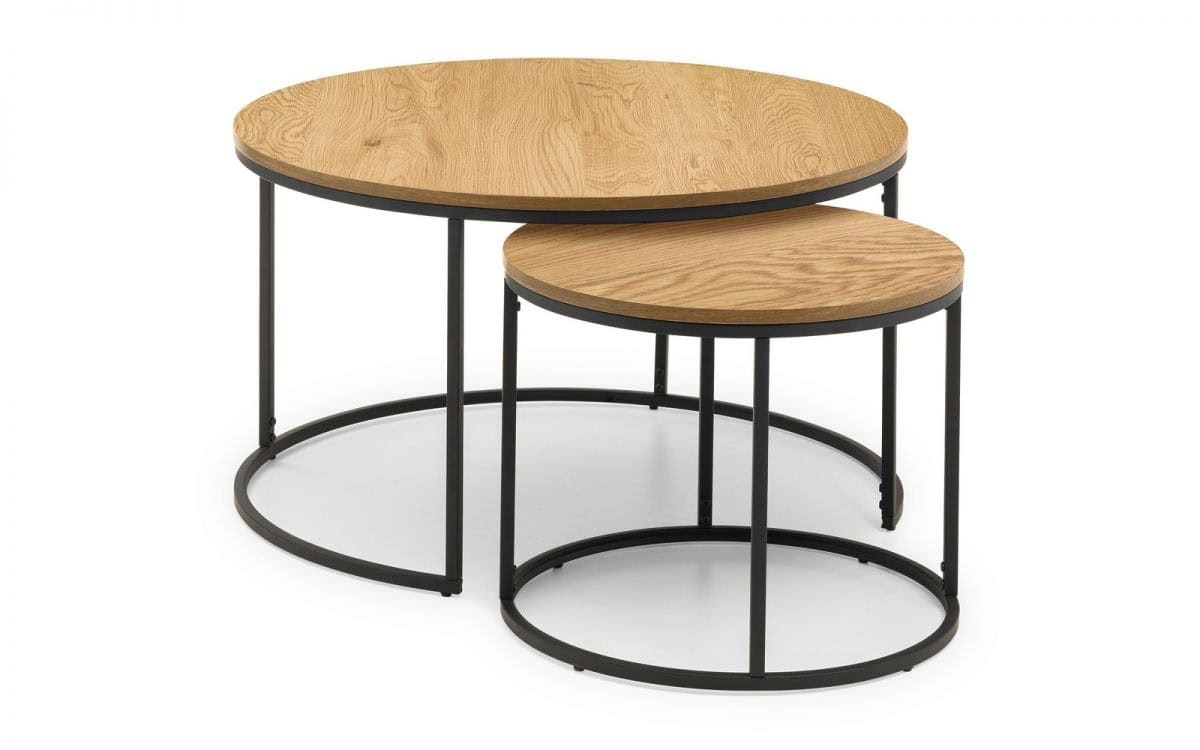 Mimosa Nesting Coffee Tables - Oak - Image 2