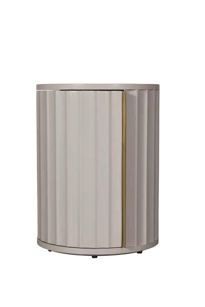 Baker Furniture Lily Bedside Table (Left) - Off-White - Image 2