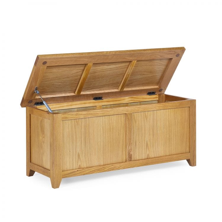 Malcolm Storage Bench - Oak - Image 7