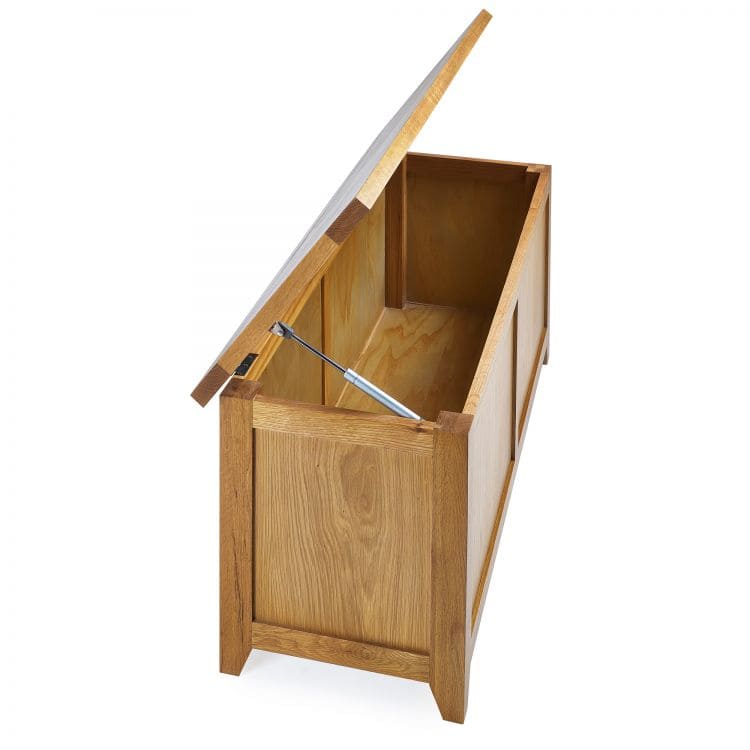 Malcolm Storage Bench - Oak - Image 11