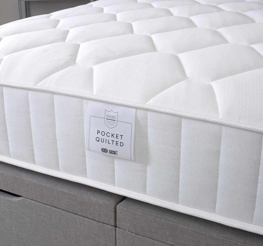 Shire 6ft Pocket Quilted 1000 Mattress - Image 5