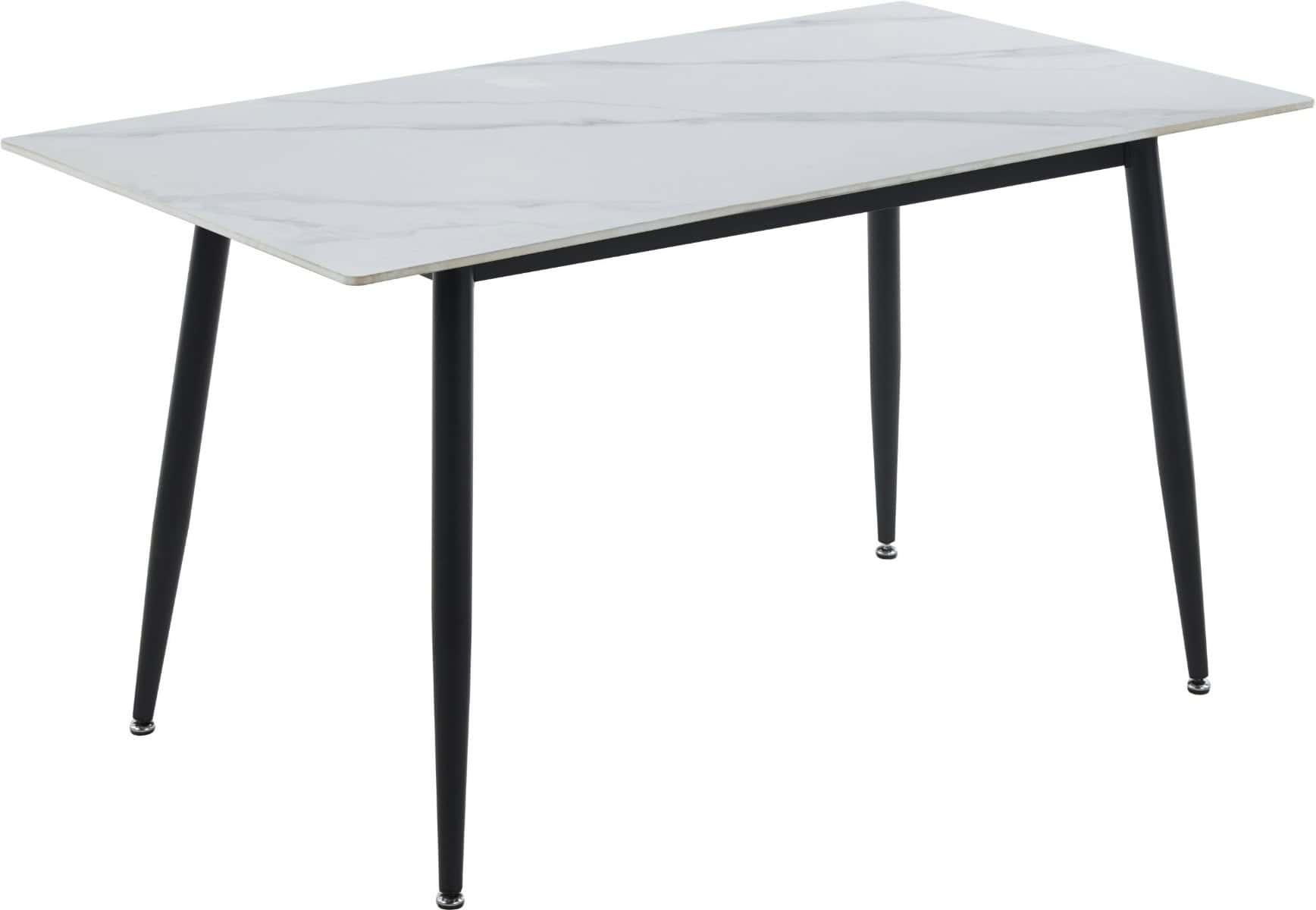 Fenton Dining Table - White Marble | Buy Online | Beds.ie