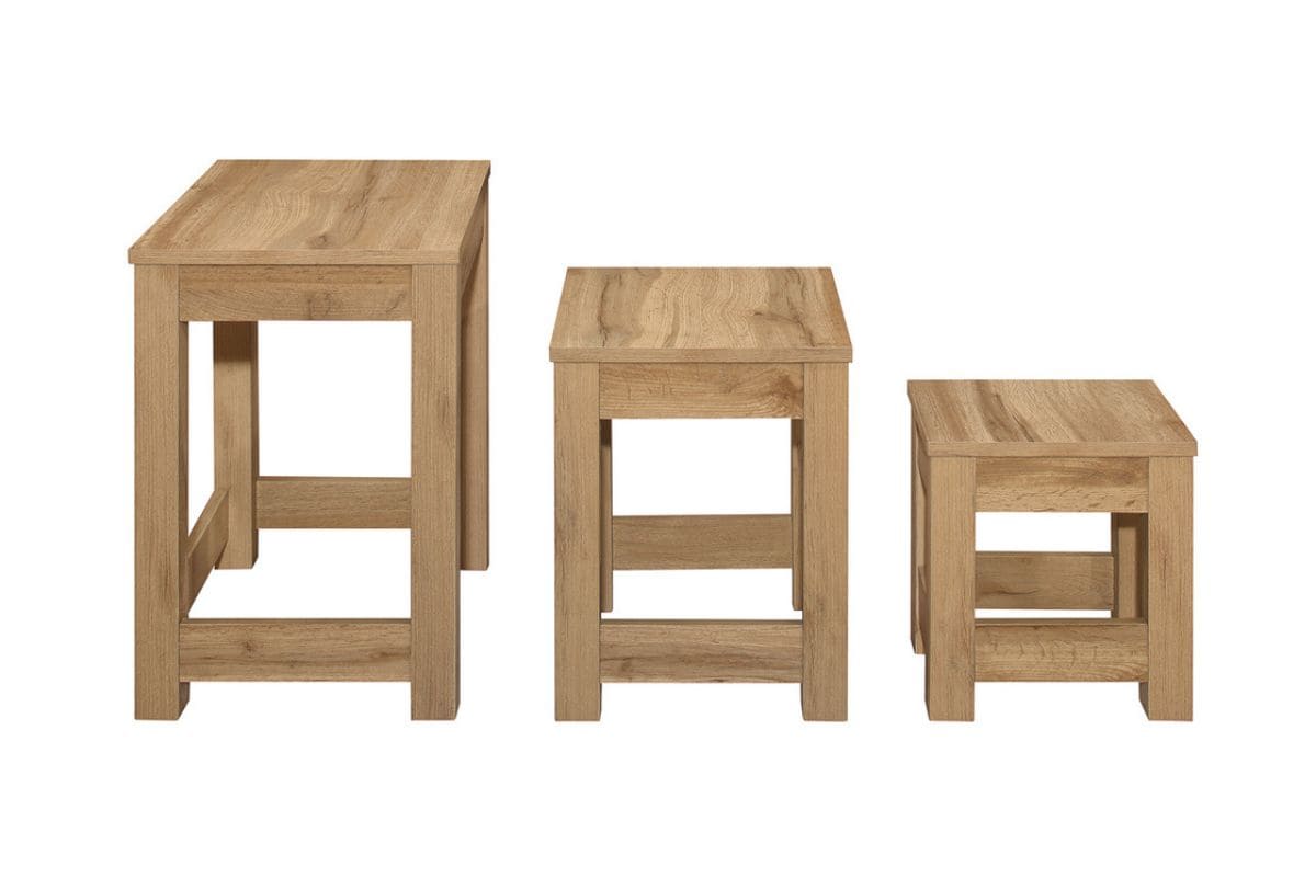Compton Nest of Tables - Oak - Image 3