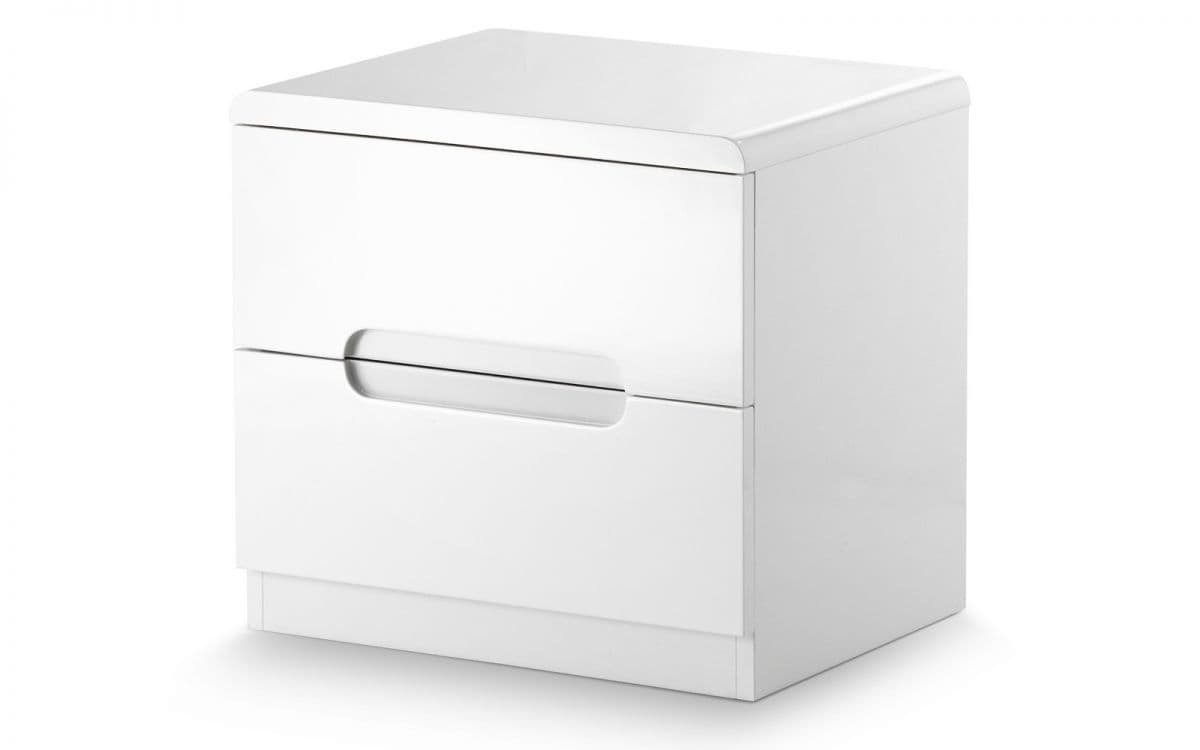 New York Bedside - White - Image 2