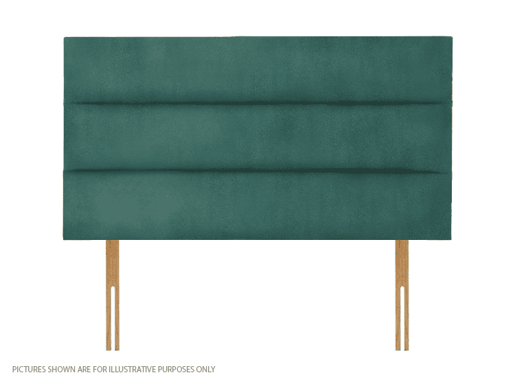 Apollo 5ft Plymouth Headboard - Velvet Turquoise | Buy Online | Beds.ie