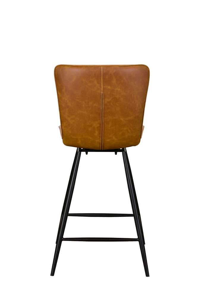 Ella Counter Chair (Pair) - Tan PU - Image 4