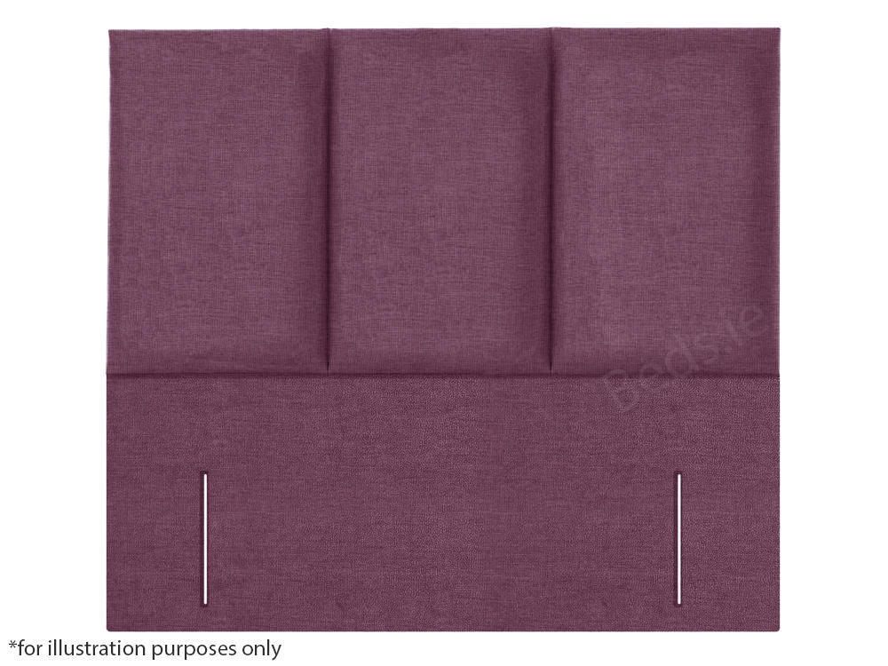 Apollo 6ft Monaco Headboard - Azzure Purple | Buy Online | Beds.ie