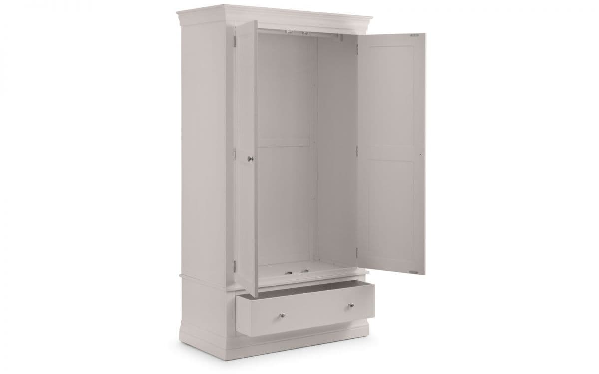 Rochelle Wardrobe - Light Grey - Image 4