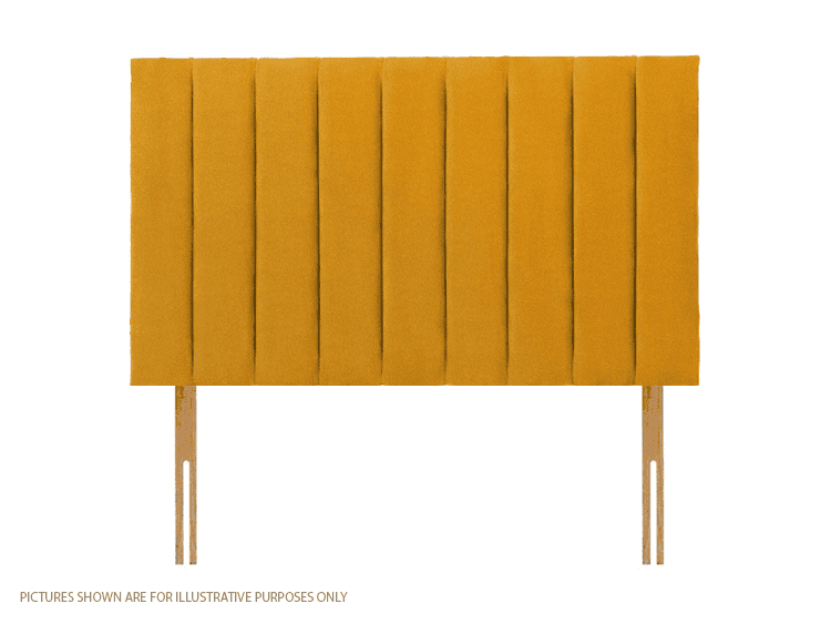 Apollo 3ft6 Dartford Headboard - Velvet Gold | Buy Online | Beds.ie