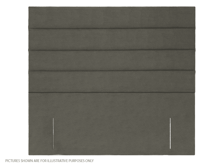 Apollo 3ft Rome Headboard - Velvet Light Grey | Buy Online | Beds.ie