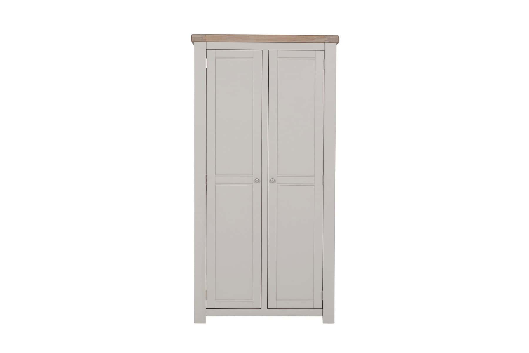 Doune Two Door Wardrobe - Taupe - Image 2