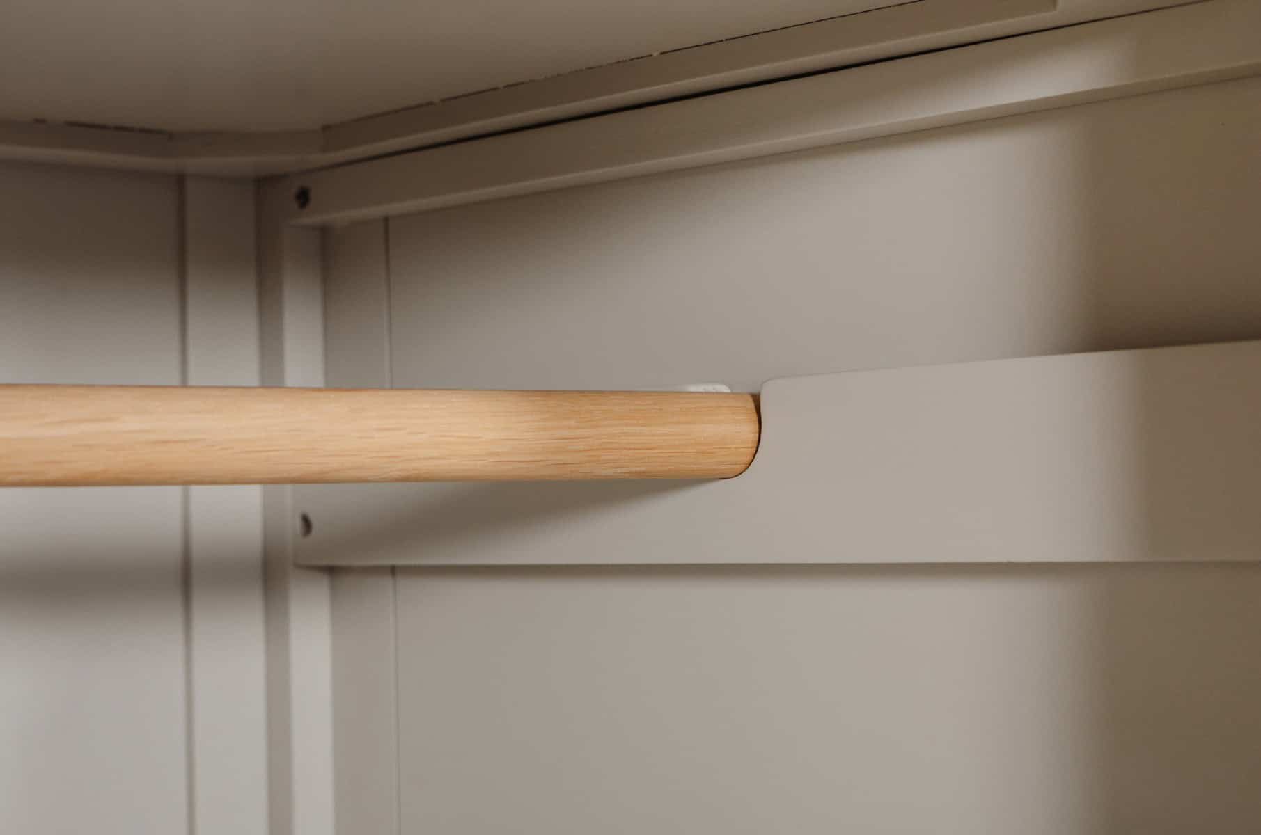 Doune Two Door Wardrobe - Taupe - Image 6