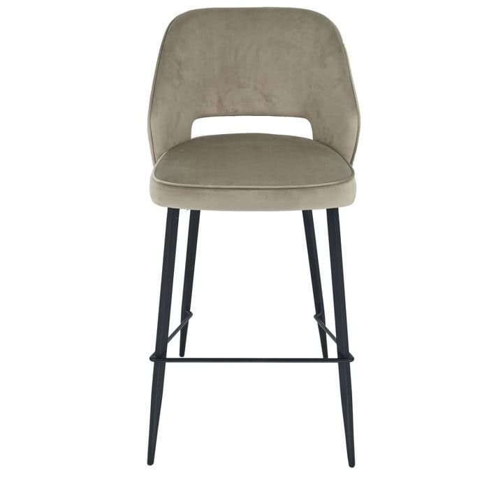 Sutton Stool - Mink Velvet (Set of 2) - Image 2