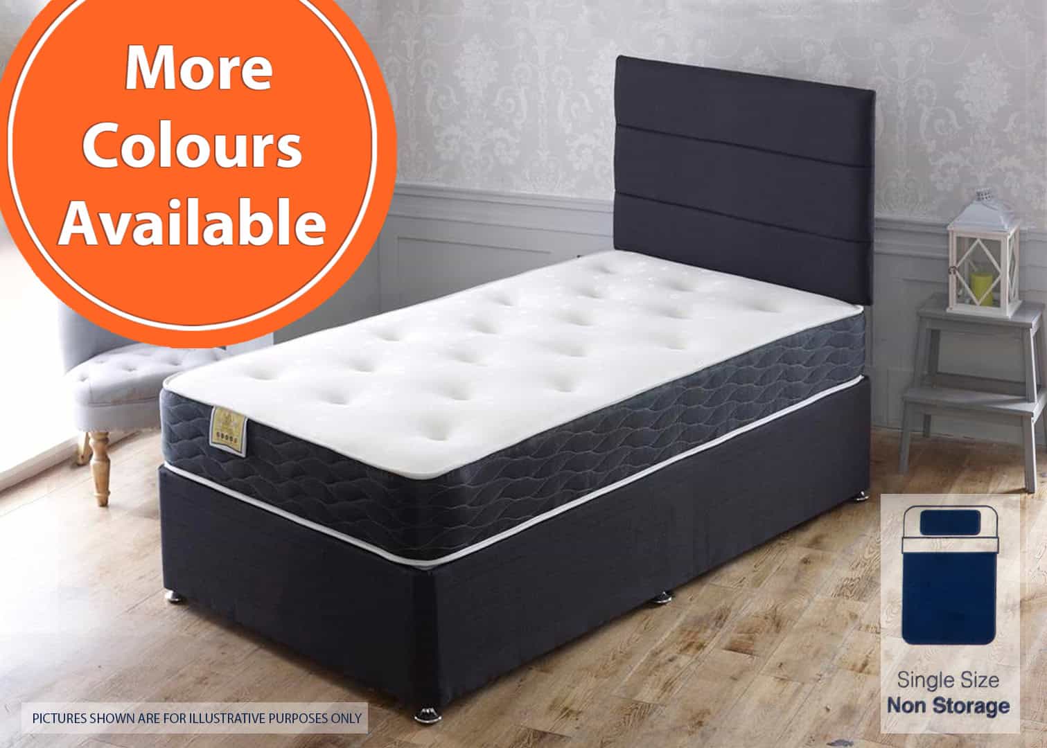 Apollo 3ft Ares Memory Bed | Buy Online | Beds.ie