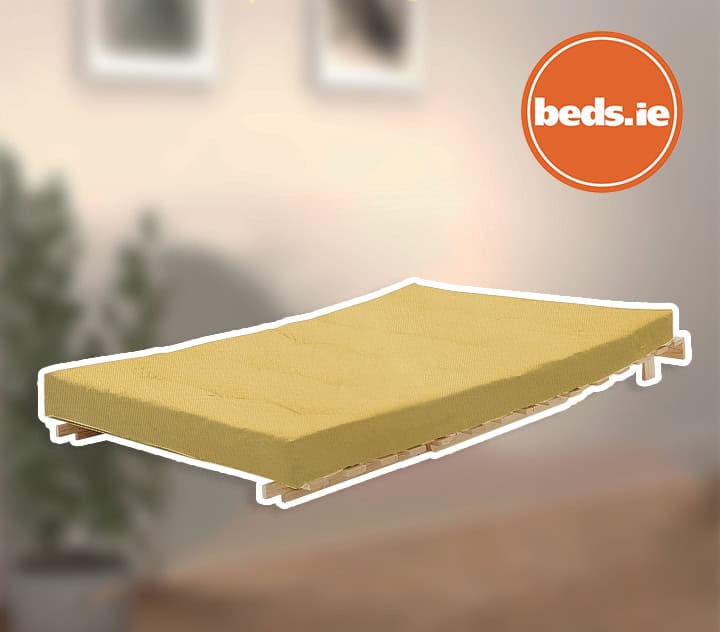 4ft6 Mito Futon Bed with Ochre Mattress - Image 3