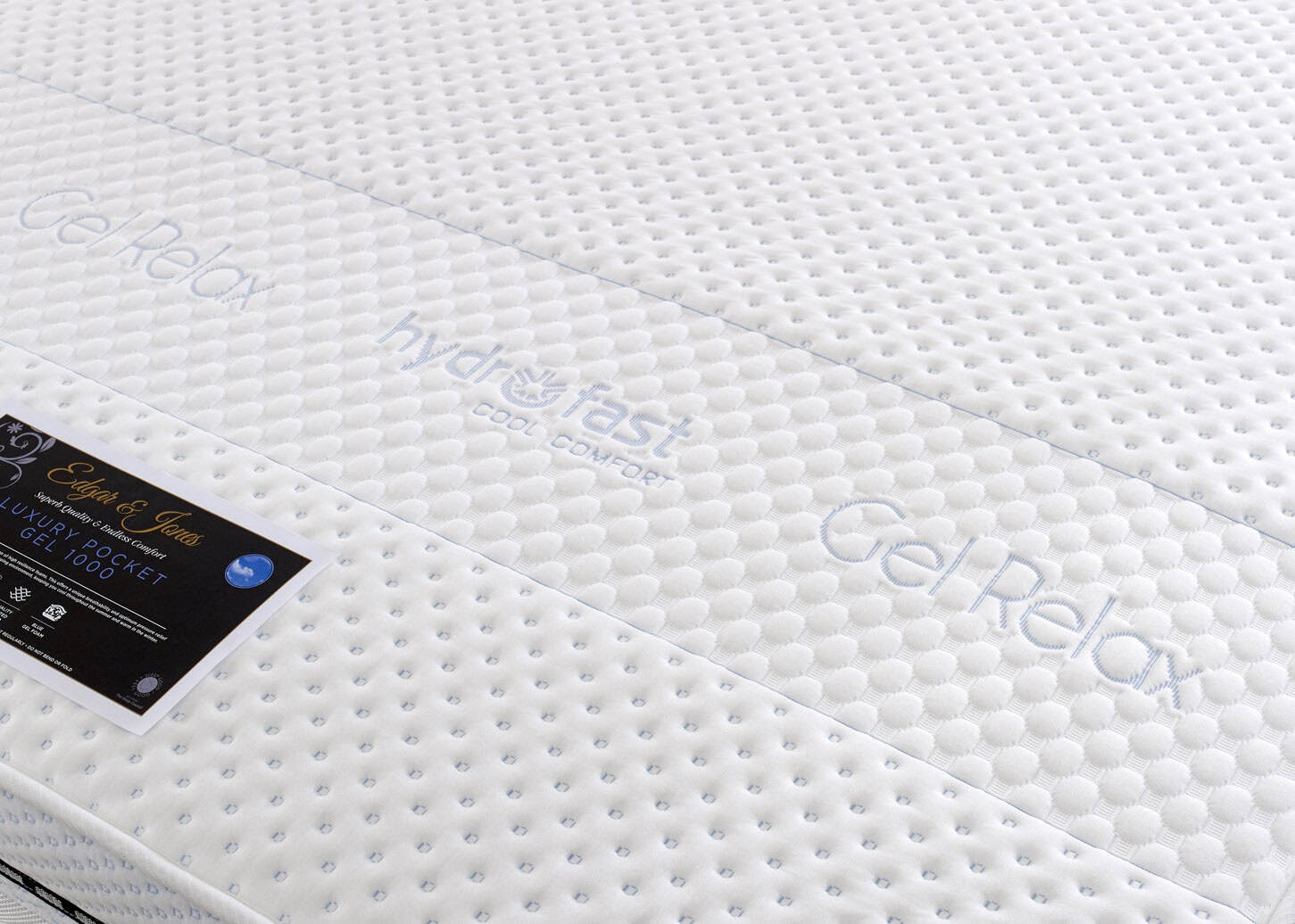 Edgar & Jones 2ft6 Luxury Pocket Gel 1500 Mattress - Image 2