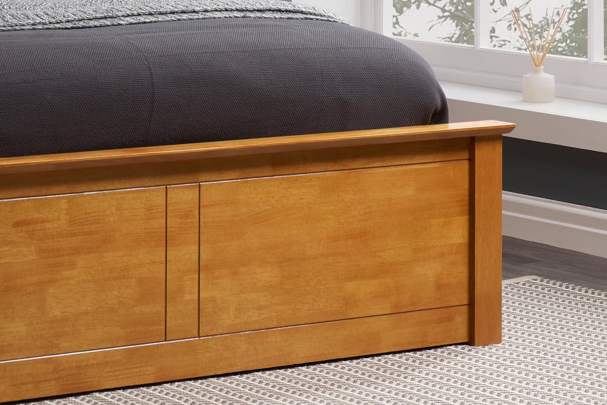 4ft Phoenix Ottoman - Oak - Image 6