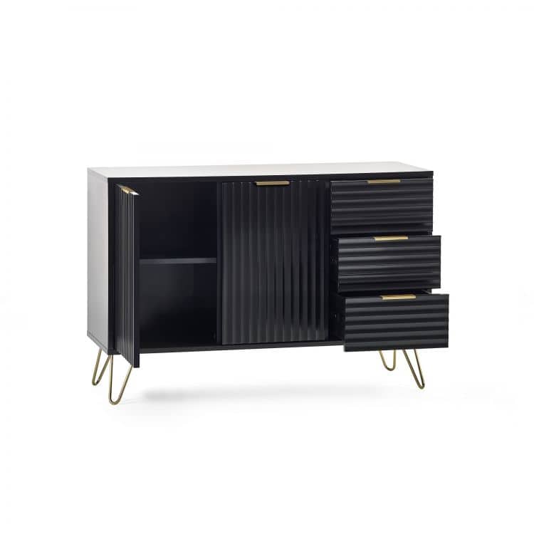 Murphy Large Sideboard - Matte Black - Image 3
