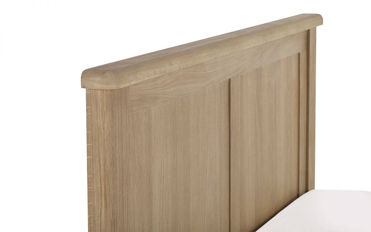 Memmingen 4ft6 Bedframe - Limed Oak - Image 5
