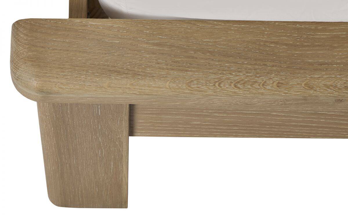 Memmingen 4ft6 Bedframe - Limed Oak - Image 7