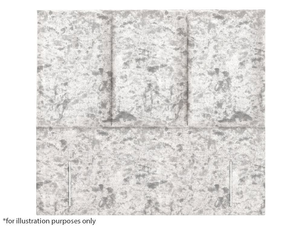 Apollo 6ft Monaco Headboard - Glitz Ice White | Buy Online | Beds.ie