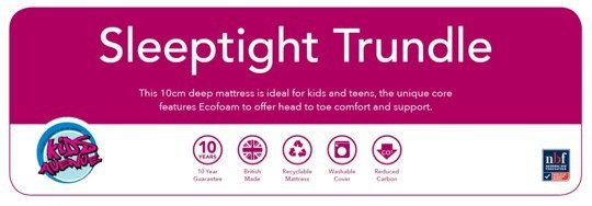 Sleeptight Trundle Mattress - 3ft - Image 2
