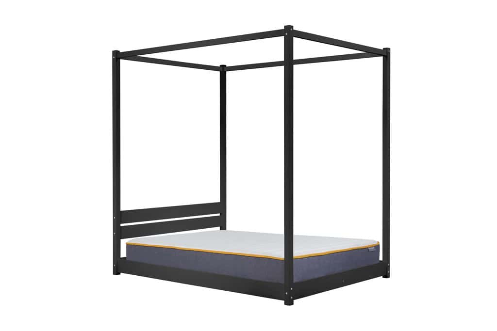 Darwin 5ft Four Poster Bedframe - Black - Image 4