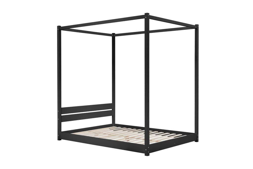 Darwin 5ft Four Poster Bedframe - Black - Image 5