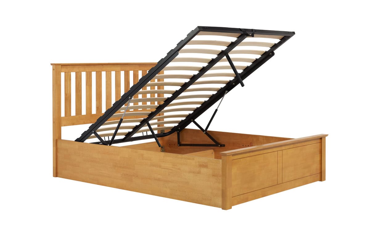 4ft6 Phoenix Ottoman - Oak - Image 7