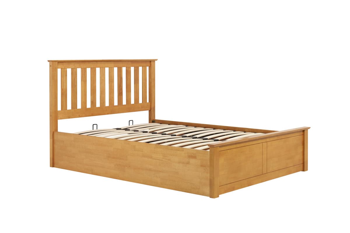 4ft6 Phoenix Ottoman - Oak - Image 8