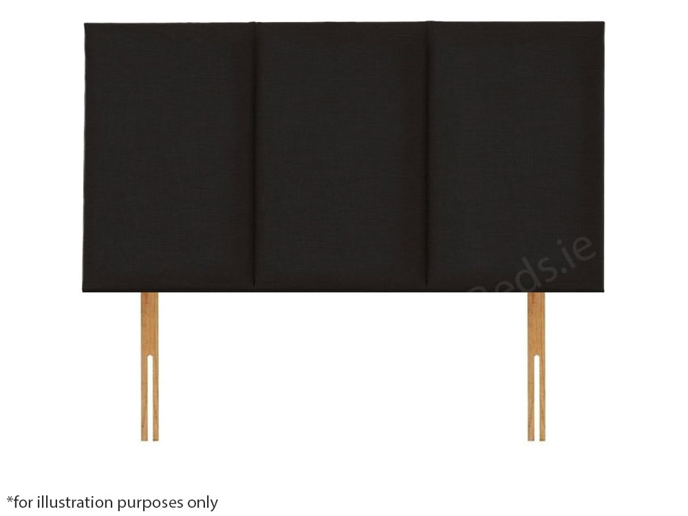 Apollo 6ft Southport Headboard - Azzure Black | Buy Online | Beds.ie