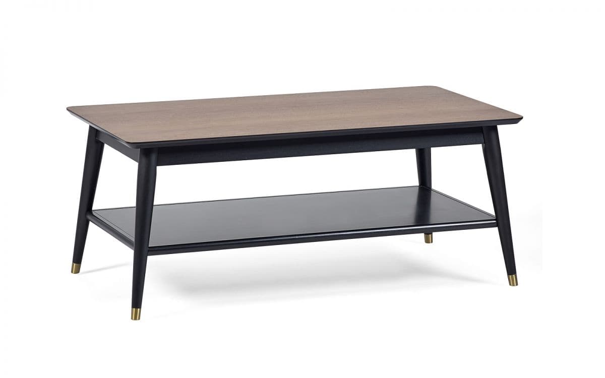 Fiona Coffee Table - Walnut & Black - Image 2