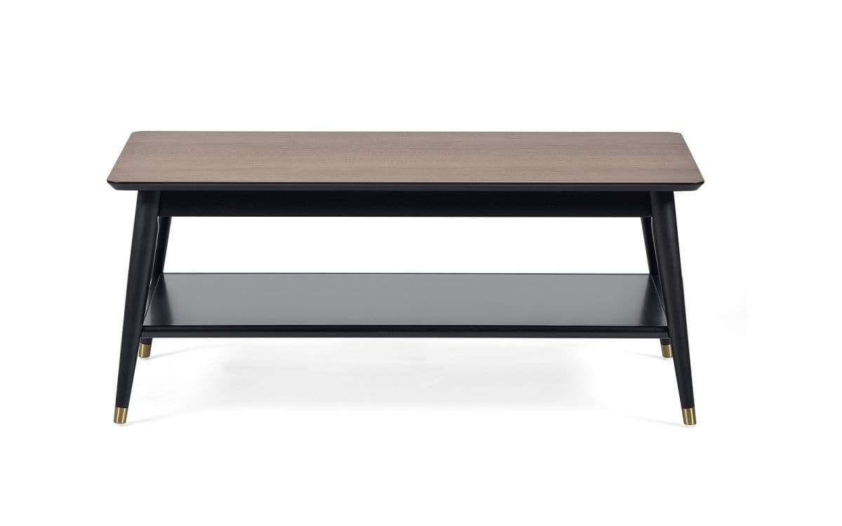 Fiona Coffee Table - Walnut & Black - Image 3