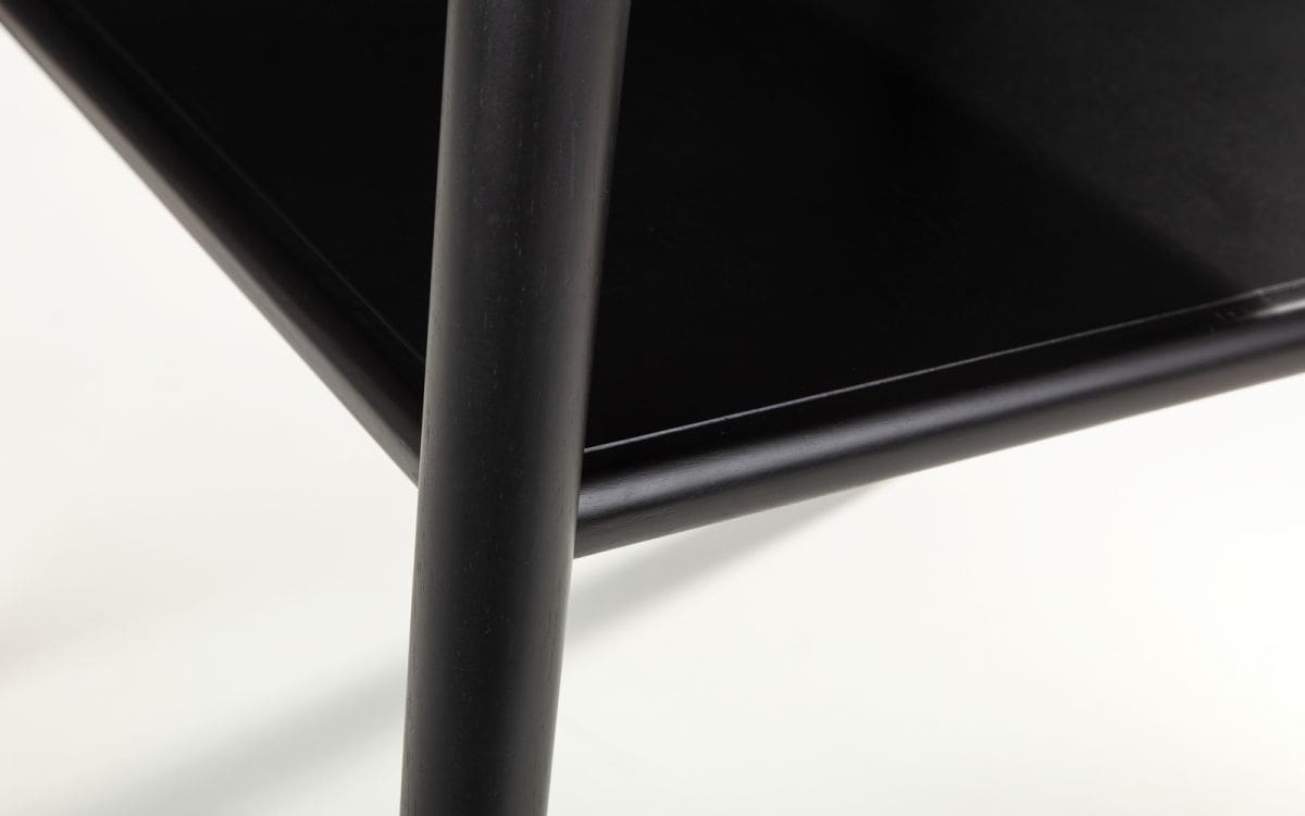 Fiona Coffee Table - Walnut & Black - Image 5