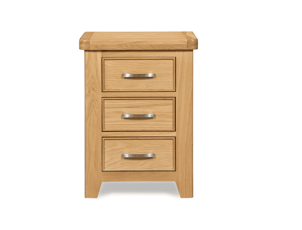 Honey B Sligo Bedside Locker - Oak - Image 2