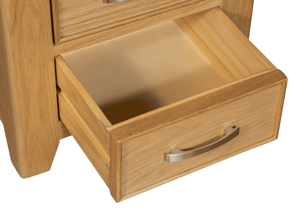 Honey B Sligo Bedside Locker - Oak - Image 3