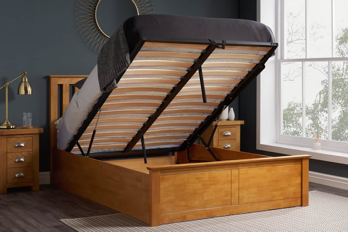 5ft Phoenix Ottoman - Oak | Buy Online | Beds.ie