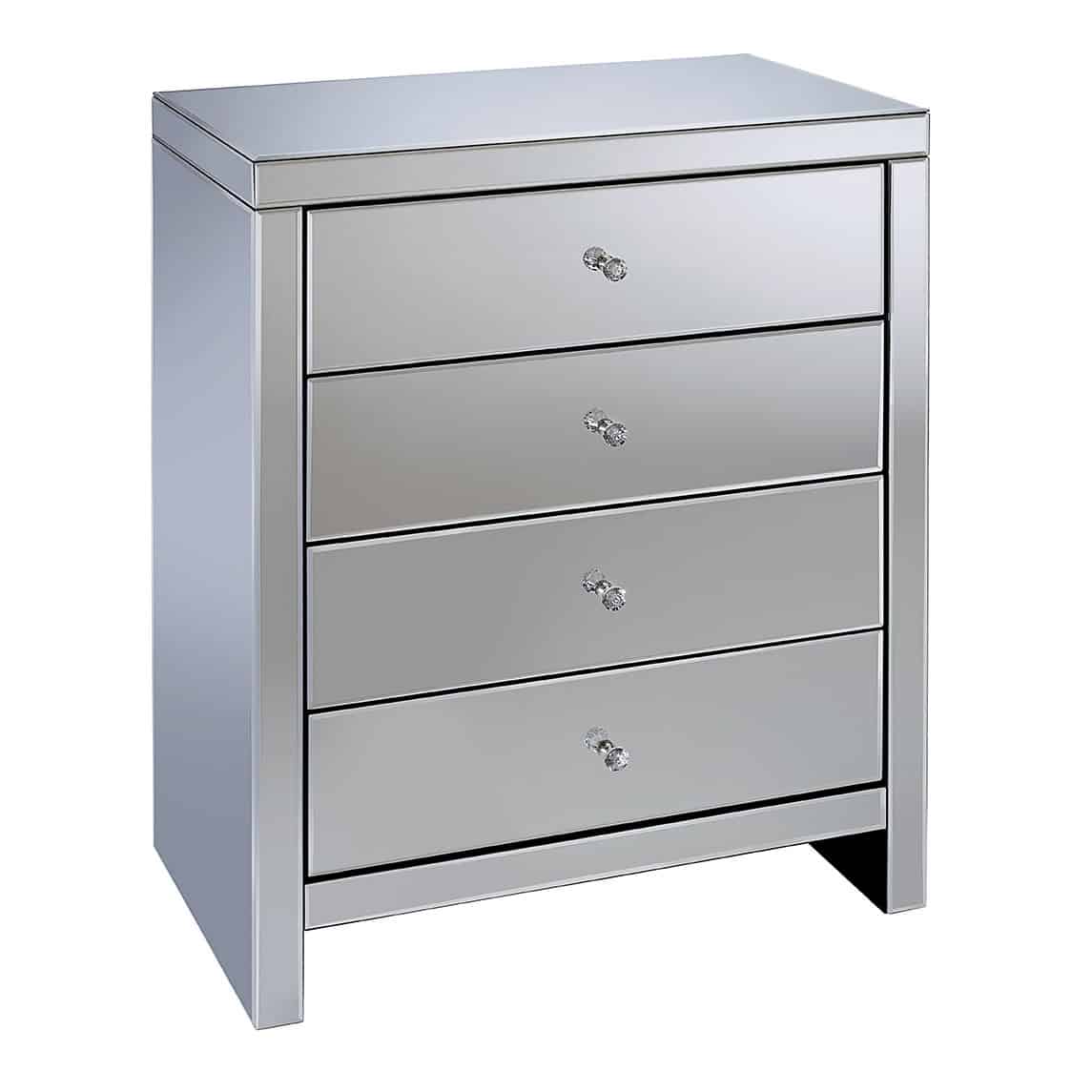 Seville Mirrored 4 Drawer Chest - Image 2