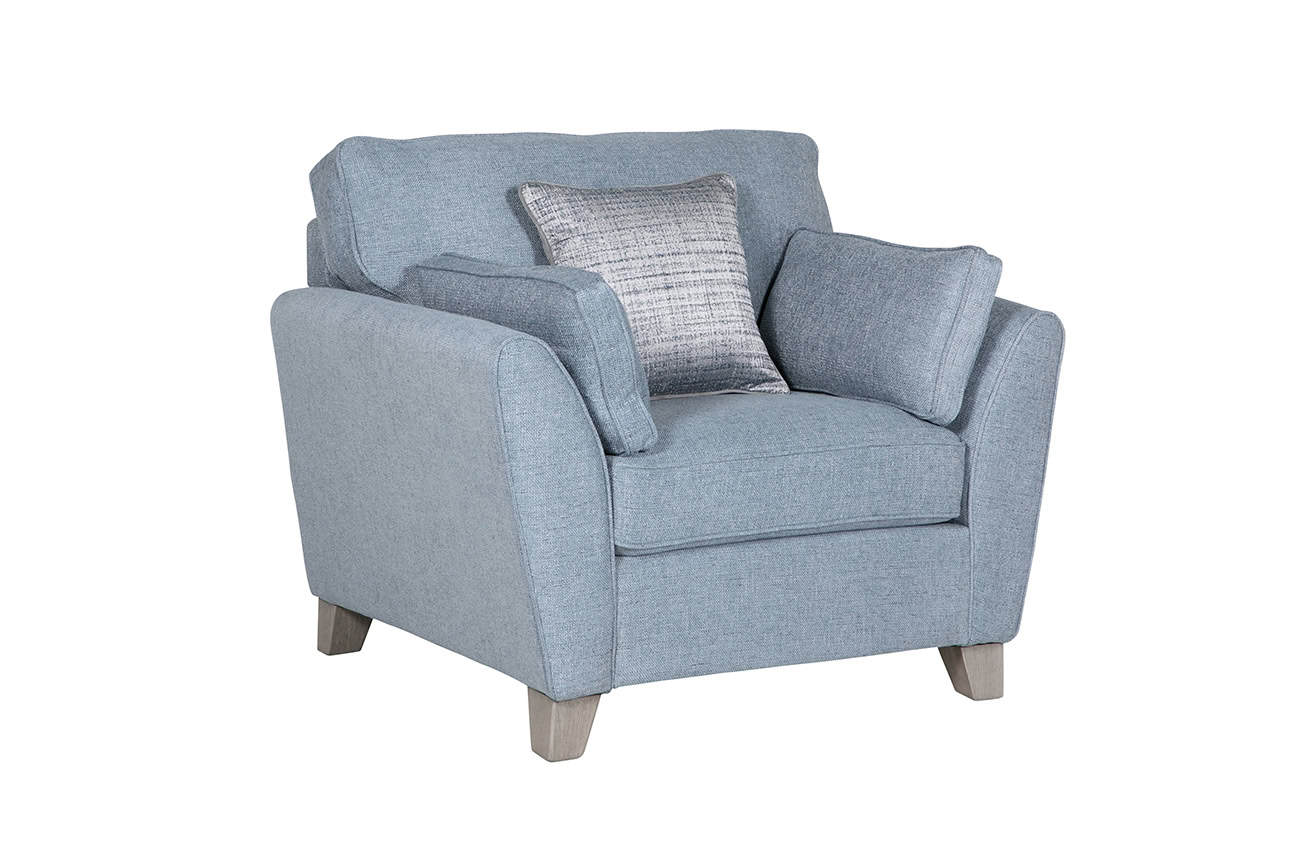Cantrell 1 Seater Chair - Blue | Buy Online | Beds.ie