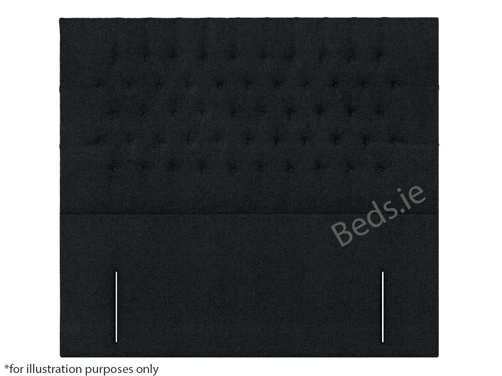 Apollo 6ft New York Headboard - House Black | Buy Online | Beds.ie