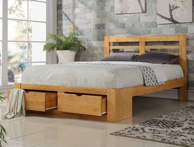 Flintshire 4ft6 New Bretton Bedframe - Oak | Buy Online | Beds.ie