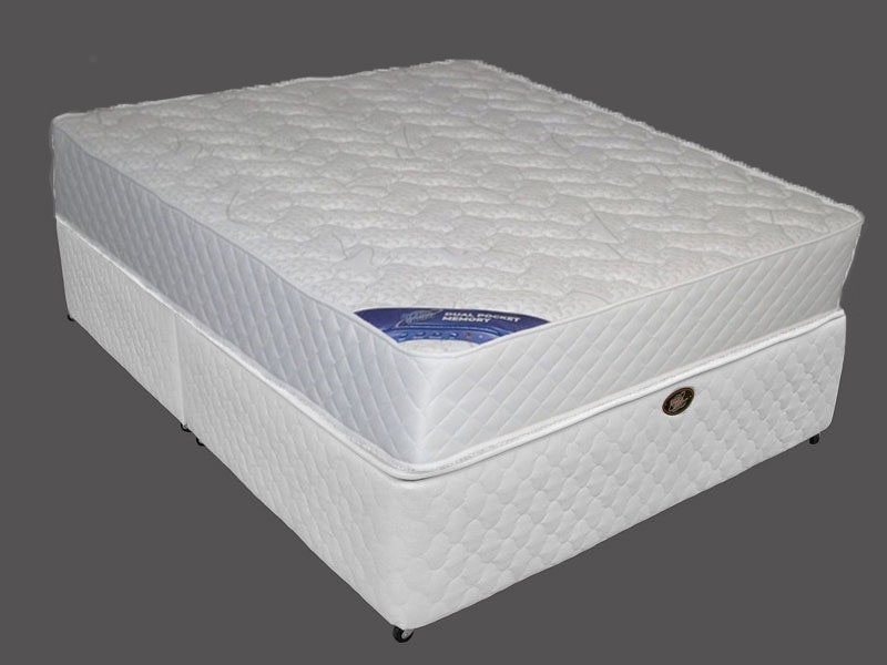 Dreamworld 4ft6 Dual Pocket Memory Divan Bed - 4 Drawer | Buy Online | Beds.ie