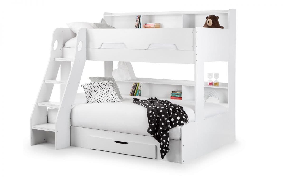 Lynx Triple Bunk Bed - White - Image 2