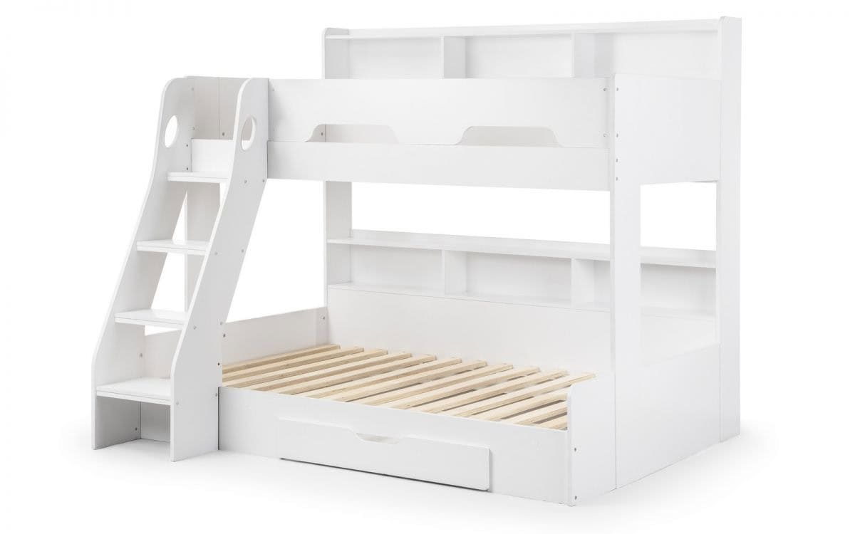 Lynx Triple Bunk Bed - White - Image 4