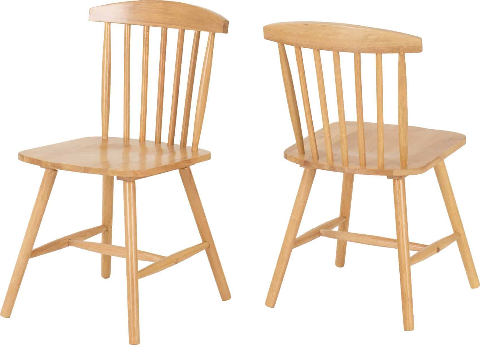 Emery Dining Chair (x2) - Natural | Buy Online | Beds.ie