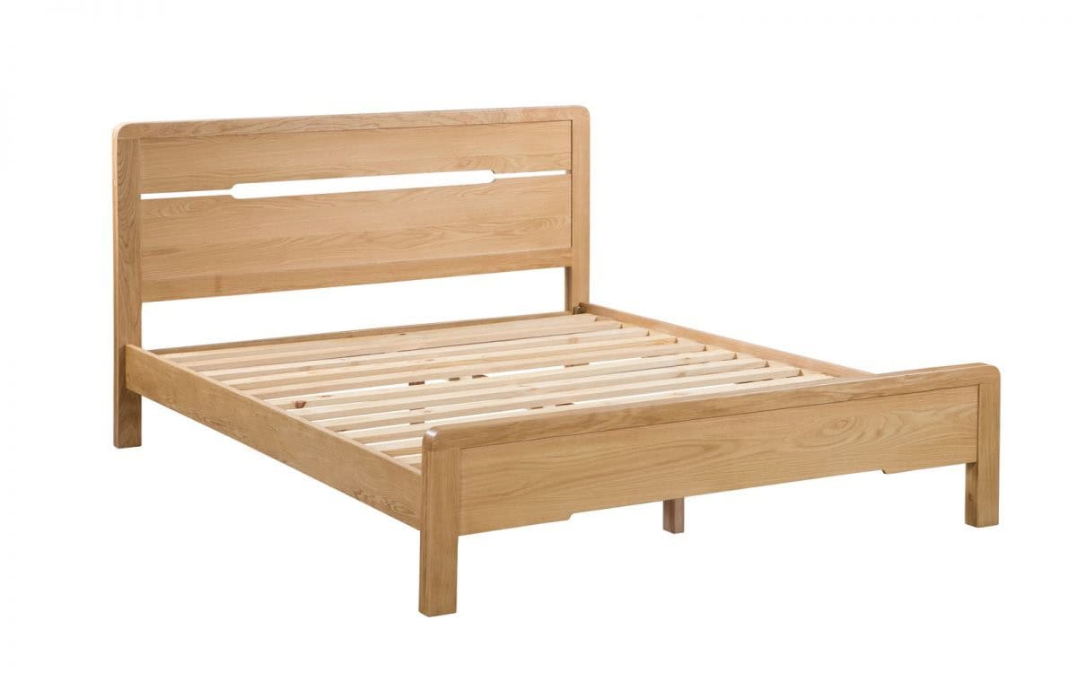 5ft Contour Bedframe - Waxed Oak - Image 3