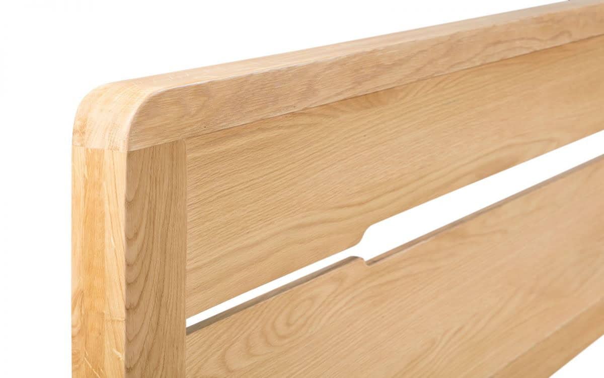 5ft Contour Bedframe - Waxed Oak - Image 4