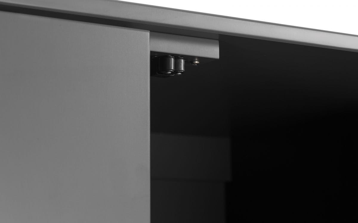 Bennett 2 Door 1 Drawer Wardrobe - Grey - Image 5