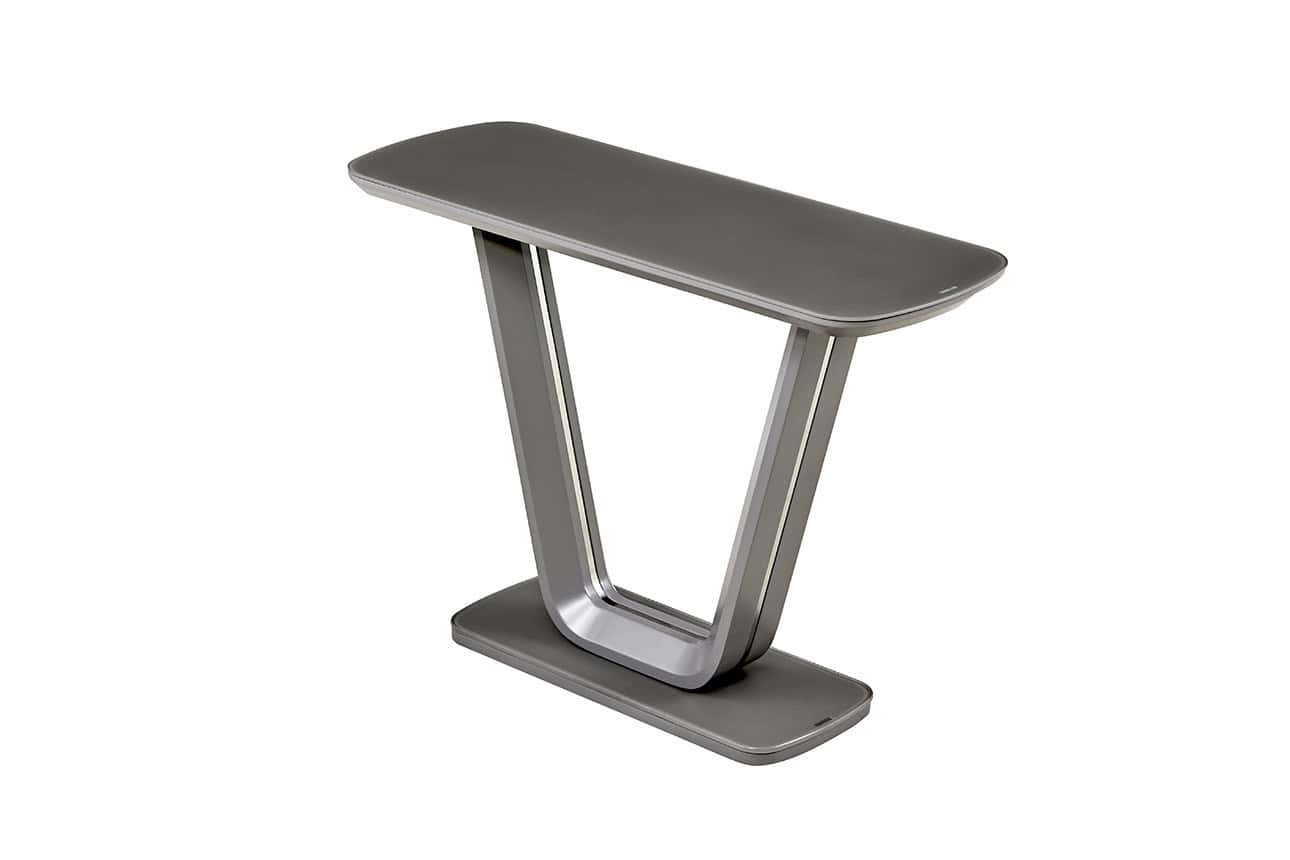 Lazzaro Console Table - Graphite Grey Matt | Buy Online | Beds.ie